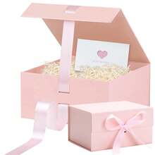 9.5" X 7.1" X 4.3" Medium Gift Box With Lid, Suitable For Mother's Day, Birthday, Wedding, Bridal Party, Graduation, Bridesmaid Gifts And Various Occasions - View 40