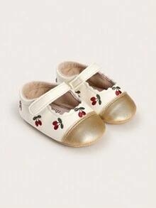 Frühling und Sommer Prinzessinnenstil weiße Schleife Baby Erstschritte Schuhe für Mädchen Kleinkind Lauflernschuhe Babyschuhe Herbst - Gold - Übersicht 1