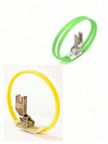 1 Máquina de coser, adecuada para cuero sintético y telas delgadas, compatible con tejidos recubiertos, viene con pie prensatela ajustable, accesorios de máquina de coser y herramientas de costura. - Multicolor - Ver 26