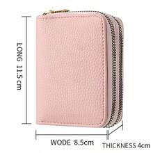 1 buah Dompet Resleting Sanrio dengan Dua Slot Kartu dan Kantong Koin, Dompet Pendek Modis dengan Desain Ilustrasi Kartun Hello Kitty yang Cerah, Dompet Koin untuk Perjalanan, Tas Tangan Mini yang Lucu, Perlengkapan Belanja Perjalanan, Hadiah Liburan yang Praktis - QB-B-SLO-08 - View 8