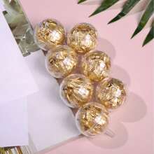 10/5 Sets DIY Candy Chocolate Bouquet Kit, Includes 10 Clear Hollow Balls And 10 Bamboo Sticks, Suitable For Wedding, Graduation, Mother's Day, Anniversary, Birthday, Back To School, Valentine's Day, Halloween Surprise Gift Packaging Craft Materials - Popular Items - View 5