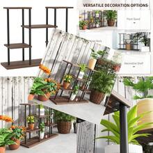 Four-Tier Wooden Shelf Plant Stand - T0001-01-2907 - View 3