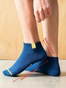 5 Pairs Men's All-Season Sports Socks, Comfortable Breathable Outdoor Casual Short Socks - Multicolor - View 11