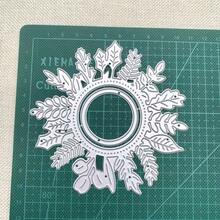 創意花環金屬模切壓花模板工具，適用於 DIY 剪貼簿、卡片製作與相簿手工裝飾 - 銀色 - 查看 4