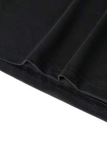 Camvyn Men's Summer Sports Casual Drawstring Hooded Tank Top, Suitable For Travel, Fitness And Daily Wear - Black - View 7