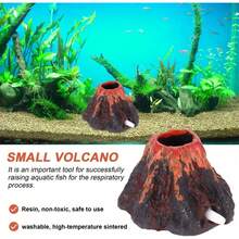 火山造型水族裝飾品，由洞穴石灰岩製成，兼具美觀與增氧功能，適合小型魚缸，天然岩石設計模擬火山形狀，優化所有水族寵物的棲息環境 - A型 - 查看 6