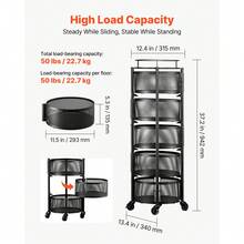 Storage Islands & Carts - Black - View 11
