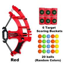 EVA Soft Ball Launcher Toy. Suitable For Outdoor Competitive Games, Can Be Thrown By Hand, Especially Suitable For Children Aged 3 And Above. It Is An Excellent Birthday Or New Year Gift For Boys And Girls. - Red - View 15