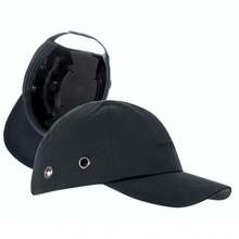 Bone com Capacete EPI Kit 10 Uni Obra Seguranca do Trabalho Casquete Reparo Conserto Servico Protecao - Preto - Visão 3
