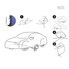 Gembok Kombinasi Kabel Baja Panjang, Kabel Baja Lunak 1,5m dengan Set Gembok Kombinasi, Cocok untuk Koper, Skuter, Helm, Penutup Mobil, dan Kunci Anti-Pencurian Kaca Depan - MultiWarna - View 3