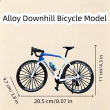 全新 1:6 比例逼真公路單車模型擺飾，精緻合金創意人偶，限量版聖誕/復活節生日男孩禮物，桌面奢華裝飾，多色迷你賽車玩具模型，收藏級玩具 - 彩色 - 查看 7