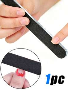 10/5/1pc Nail File Set 100/180 Grit Sandpaper Nail File Professional Nail File And Polishing Block Set Professional Gel Nail File Black Nail Polishing File Set - Multicolor - View 9