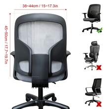 Waffle Texture Computer Chair Back Cover (Burgundy), Gaming Chair Cover, Solid Color High Elasticity, Stain-Resistant Wear-Resistant Dust-Proof Office Chair Cover, 34 Colors Available, Removable Easy To Clean, Anti-Cat Scratch - 1PC - View 4