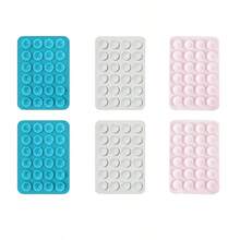 6pcs/5pcs/4pcs/3pcs Silicone Grip Phone Suction Cup Holder Set, Compatible With All Phones: Adhesive Phone Grip For Selfie And Video, Suitable For Shower And Wall Mount, Gift For Friends, Halloween Gift - Multicolor - View 85