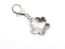 XKSRWE Dog Cat Collar Charm Rhinestones Paw Pendant Pet Accessory Jewelry - ColorA - View 3