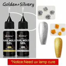 10G/3D Gel para Unhas - Gel de Modelagem de Arte de Unhas, Adequado para Design de Unhas DIY Arte de Unhas para Outono Inverno Verão Primavera, Usado para Pintura, Moldagem, Escultura e Decoração de Unhas de Halloween - Multicolorido - Visão 21