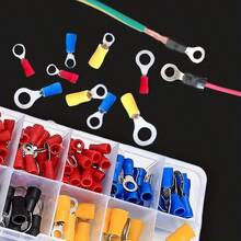 102pcs Universal Car Wire Harness Connectors, Assorted Insulated Crimp Spade Terminals, Wire Cable Connector Kit, PVC Quick Connect Wire Terminals, Suitable For Boats, Vehicles And Motorcycles, Battery Not Included - Terminal Blocks - View 2