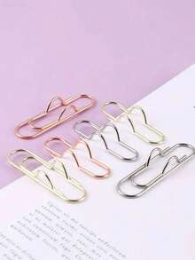 1/3/6PCS Creative Pen Clip Notebook Pen Insert Office Stationery Accessories For Convenient Carrying Pen Holder Pen Buckle Multi Functional Paper Clip, Learning Supplies - A - View 5