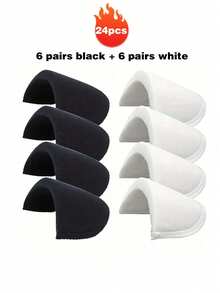 4pcs/8pcs Polyester Shoulder Pads, Unisex Thickened Jacket Clothing Sewing Accessories, Sew-In Shoulder Pads, Suitable For Tailoring And Lining - One Size Fits All - View 12