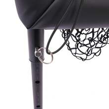 3-Height Adjustable Baseball Pitching Net, 9-Target Polyester Training Net With Lockable Swivel Casters For Backyard Softball Training - Black - View 5