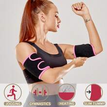 1PC Neoprene Arm Sleeve With Bowknot Anti-Sweat Band, Suitable For Fitness, Running, Cycling, As Sports Protective Gear, With Anti-Slip Fixing Strap Function - Multicolor - View 6