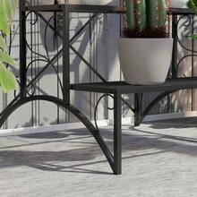 Three-Tier Decorative Metal Plant Stand - Black - T0001-01-2760 - 查看 4