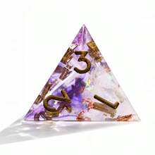 Set Dadu Resin D&D, Dadu Permainan Peran (RPG) Sharp Edge (D&D) - MultiWarna - View 9