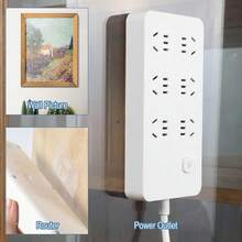 Removable Wall-Mounted Fasteners, No-Drill Transparent Adhesive Hooks, Suitable For Kitchen, Bathroom, Office Organization - A - View 4