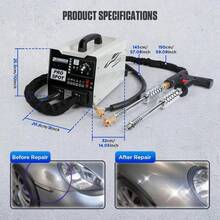 Kit De Reparación De Abolladuras Soldador Por Puntos 110v - Tipo de Enchufe A USA (110-127V) - Ver 6
