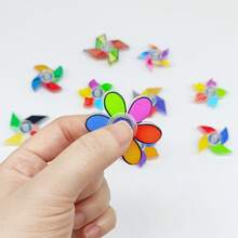 11 Packs Mini Flower , Stress Relief Hand Spinner Gadget For Adults, Quiet Sensory Focus Tool For Desk, Office, Study, Commute And Travel - Multicolor - View 3