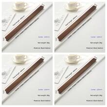 4pcs Minimalist Long Bar Solid Wood Cabinet Pulls L Shaped Oak Walnut Drawer Handles For Kitchen Cupboard Wardrobe Furniture Hardware Accessories - 4pcs - View 10