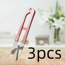 Tijeras de Sastre en Forma de U, Cortador de Alambre de Acero Inoxidable Pequeño, Adecuado para Costura DIY - Varios estilos - Ver 7