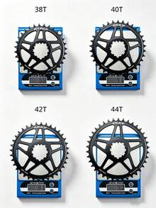ZRACE 10/11/12速 MTB 鏈輪 7075AL CNC 3mm 偏移量 適用於 3 孔直裝式曲柄組 黑色 - 黑色 - View 9
