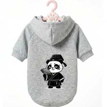 Playful Panda-Shaped Pet Coat, New Spring/Summer Collection, Lightweight And Breathable, Must-Have For Dog Street Style - Pink - View 4