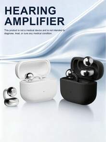 Portable Rechargeable Clip-On Audio Amplifier, Multi-Level Adjustable Volume Noise Filter, Comfortable Wear Mini Amplifier, Suitable For Daily Chatting, Watching TV, Indoor Home, Outdoor Travel - View 3