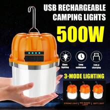 1PC LED Rechargeable Camping Light Ultra Long Lasting Super Bright Emergency Lamp For Tent Camping Household Use - A - View 1