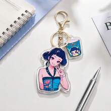 MINISO Demon Hunter Girl Group IP 壓克力鑰匙圈 創意角色吊飾 開學季後背包掛飾 耐用美感可愛日常裝飾配件 - BL-ZOEY - 查看 5