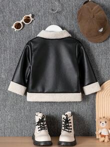 Toddler Neutral Comfortable Thermal Lined Zipper Jacket - Warm, Soft ...