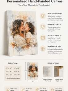 Custom Frameless Photo Printing On Canvas, Borderless Decorative Wall Art, Enlarged Size Wall Hanging - Multicolor - View 3