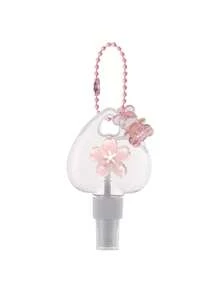 Cute Heart Refillable Spray Bottle,Sakura Decor & Bear Pendant,Perfume Decanting Bottles,Travel Toner Cosmetic Liquid Dispenser,Travel Accessories - Multicolor - View 12