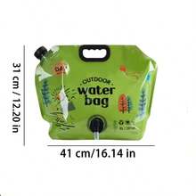 2026 New Portable Water Bag, Thickened Camping Storage Bag, Outdoor Handheld Hiking Folding Travel Plastic Soft Bag, Large Capacity - Multicolor - View 4