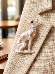 Enamel Rhinestone Dog Brooches - Classic Animal Pins For Women Unisex Casual Party Jewelry Accessories / Friends Gifts Badges Decoration - Dog - View 14