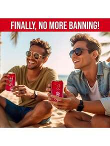 Silicone Hidden Can Protector, Looks Like Soda Can, Suitable For Beverages/Soda Cans, Outdoor Picnic, Camping, Concert, Travel Essential, Party, Summer Essential - Multicolor - View 6