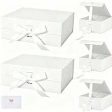 9.5" X 7.1" X 4.3" Medium Gift Box With Lid, Suitable For Mother's Day, Birthday, Wedding, Bridal Party, Graduation, Bridesmaid Gifts And Various Occasions - View 34
