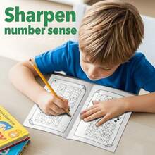 Children's Easy Sudoku Practice Book, Beginner Number Grid Puzzle For Early Learning, Select Age 3-6 6-9 9-12 12+ - Sudoku Book - View 5