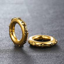 1件 6mm 哥德式三位一體耳擴張器 316L不鏽鋼耳擴 身體穿刺飾品 暗黑風格 中性款 - 1674 - 查看 1