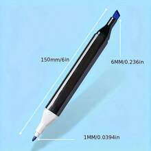 Dual-Tip Markers, Fine And Bold Tip Design, Suitable For Painting, Sketching, Highlighting, Etc., School And Office Supplies. Made With High-Quality Vibrant Ink, Quick-Drying And Smudge-Proof, - A - View 7