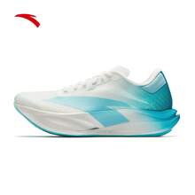 Anta C202 7th Generation Professional Racing Carbon Plate Running Shoes, Summer New Men's Marathon Competition Sports Shoes - White/Blue-4 - View 1