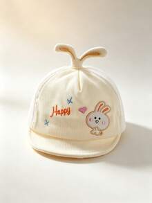 1 pieza Gorra de béisbol personalizada fina para primavera/verano, gorra de béisbol transpirable con correa ajustable y decoración de conejo bordado, sombrero de protección solar unisex, diseño de ala suave y transpirable, adecuado para actividades al aire libre, gorra con nombre/letra bordado personalizable - Multicolor - Ver 10