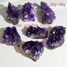 1件 紫水晶天然石英晶簇能量療癒礦石家居裝飾 20-40g - 20-40g - 查看 5